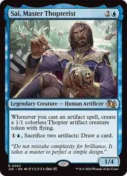 Sai, Master Thopterist Anime Foundations Jumpstart NM MTG - Image 1