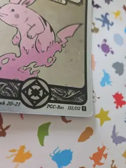 Pokai Gaku - Holo Ditto 132/152- ART YEUH Pokemon Fan Art card - Image 4