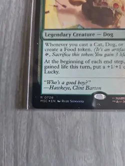 Lucky the Pizza Dog (Foil) Rare MTG Marvel Super Heroes Commander - Image 3