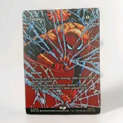 Tangle Borderless 038 Marvel's Spider-Man MTG NM PACK FRESH SHIPPED ASAP - Image 1