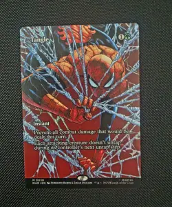 Tangle Borderless 038 Marvel's Spider-Man MTG NM PACK FRESH SHIPPED ASAP - Image 3
