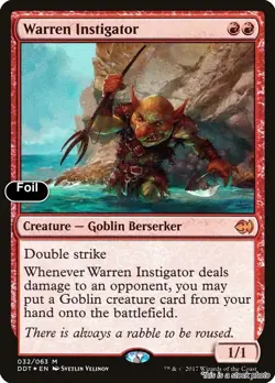 MTG Warren Instigator [DDT - 32] HP Foil - Image 1