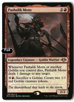 MTG Pashalik Mons [MH1 - 138] MP Foil - Image 2