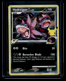 Hydreigon C SWSH138 Black Star Promo Celebrations 25th Anniversary Pokemon Card - Image 1