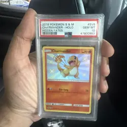 POKEMON CARD - CHARMANDER SV6/SV94 BABY SHINY HIDDEN FATES PSA 10 - Image 1