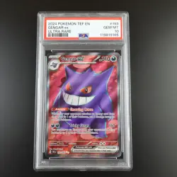 PSA 10 Gengar 193/162 Pokemon Temporal Forces Ultra Rare Graded Card - Image 1