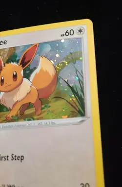 Pokemon- Eevee SWSH095 - Holo Promo Card WITH SWIRL - Image 2
