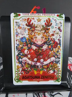 Zenitsu Agtasuma BP Rare Card Demon Slayer Wedding 3 Christmas CCG Holo Foil - Image 1