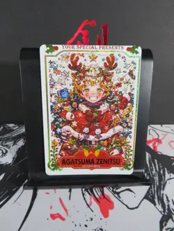 Zenitsu Agtasuma BP Rare Card Demon Slayer Wedding 3 Christmas CCG Holo Foil - Image 2
