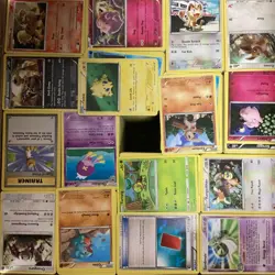 7500 Pokemon/Trainer Cards Bulk Common/Uncommon Yellow Border - No Energy - Image 1