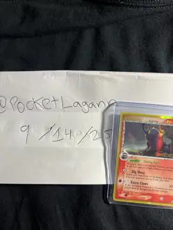 Heracross 3/101 Reverse Holo Pokemon Card TCG EX Dragon Frontiers Set Light Play - Image 4