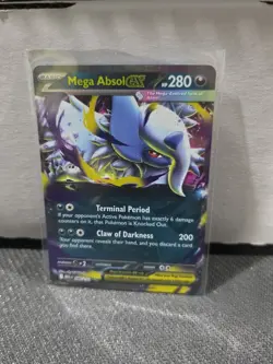 Pokemon TCG Mega Evolution Mega Absol Ex 086/132 NM English Pokemon card - Image 1