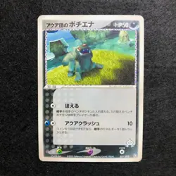 Team Aqua Mightyena & Poochyena Pokemon Set of 2 Japanese cards(2003)JP416 - Image 4