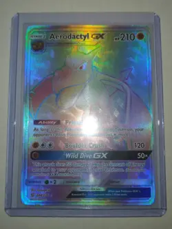Aerodactyl GX 244/236 Secret Rare Card Sun & Moon Unified Minds - Read Desc. - Image 1
