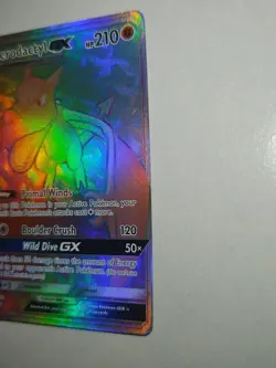 Aerodactyl GX 244/236 Secret Rare Card Sun & Moon Unified Minds - Read Desc. - Image 3