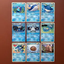 Pokemon TCG Japanese cards 2010 Lot 9 Beartic 018/053 Holo Rare 1st Edi. P663 - Image 1