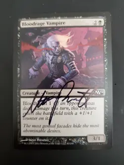 Mtg Bloodrage Vampire Ap Artist Proof Signed Sketched By Artist Out Of 50 - Image 2