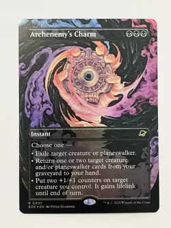 Archenemy's Charm (Borderless) Edge of Eternities Regular - NM #307 MTG EOE - Image 1