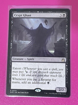 MTG *Crypt Ghast* -Ravnica Remastered (RVR) #70- NM Reg Rare - - Image 1