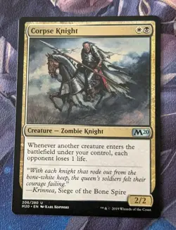 MTG M20 Core Set Uncommon CORPSE KNIGHT NM - Image 1