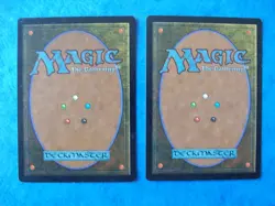 MTG Magic the Gathering BLANKET OF NIGHT VISIONS LP X2 ACTUAL PICTURES - Image 2