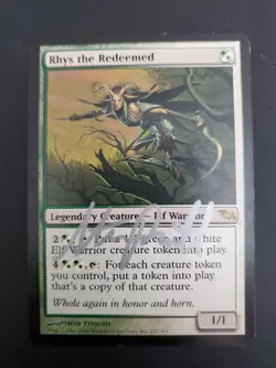 Mtg Rhys The Redeemed Ap Artist Proof Signed By Artist Limited To 50 - Image 1