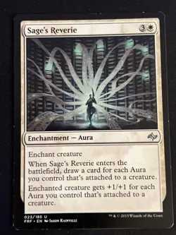 1x Sage's Reverie (023) Fate Reforged MP MTG Magic the Gathering x1 MKE - Image 1