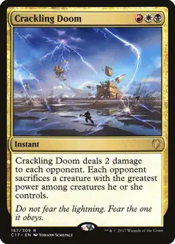 Crackling Doom [Commander 2017] Magic MTG - Image 1