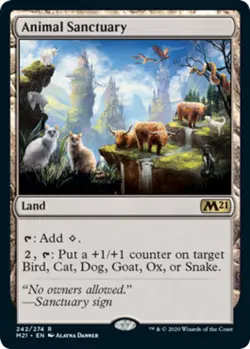 1 x Animal Sanctuary - Core Set 2021 - NM-Mint - MTG - Image 1