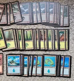 MTG Lot Of 165 Invasion Basic Lands Magic Swamp Mountain Forest Island Plains - Image 2