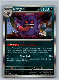 Gengar 050/088 Rare Perfect Order Pokemon Card Holo Near Mint - Image 1