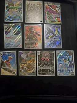 Pokemon TCG 10-Card Holo Full Art Lot Flygon Zamazenta & More All NM. $55+ LOT - Image 1