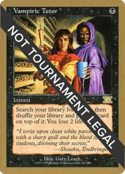 Vampiric Tutor - 1999 Jakub Slemr (6ED) - Medium Play MTG - Image 1