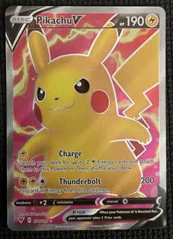 Pikachu 170/185 Swsh04:Vivid Voltage V Pokemon Card 2020 - Image 1