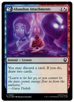 Abandon Attachments (Foil) - 0205 - Avatar: The Last Airbender TLA - MTG - NM/M - Image 1