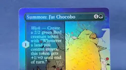 Summon: Fat Chocobo Borderless FOIL FINAL FANTASY MTG NM 🔮 A - Image 2