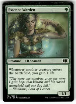 Essence Warden 194 Common Commander 2014 Lightly Played - Image 1