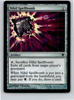 Magic the Gathering Nihil Spellbomb Commander 2013 MTG Free Shipping! - Image 1