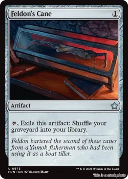 MTG Feldon's Cane [FDN - 673] LP - Image 1