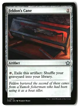 MTG Feldon's Cane [FDN - 673] LP - Image 2