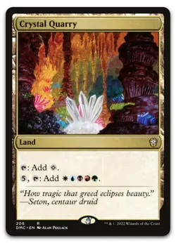 Crystal Quarry #206 (NM) Dominaria United DMC Magic MTG - Image 1