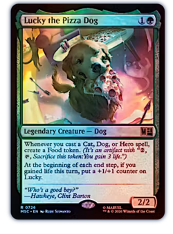 Lucky the Pizza Dog - Foil Commander: Marvel Super Heroes - Image 1