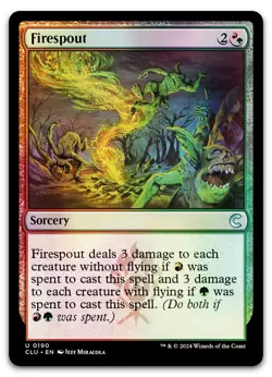 Firespout #190 (Foil) (NM) Ravnica Clue CLU Magic MTG - Image 1
