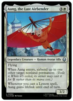 Aang, the Last Airbender (Foil) 0004 - Avatar: The Last Airbender TLA - MTG NM/M - Image 1