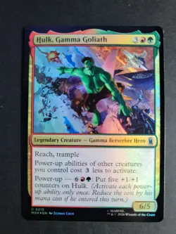 Hulk, Gamma Goliath (Foil) Uncommon MTG Marvel Super Heroes - Image 1