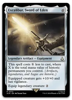 Excalibur, Sword of Eden #72 (NM) Assassin's Creed ACR Magic MTG - Image 1