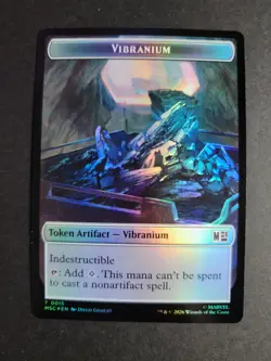 Beast / Vibranium (Foil) Token MTG Marvel Super Heroes - Image 2