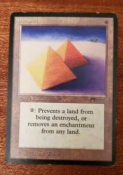 MTG Pyramids Arabian Nights Lightly played free shipping Magic - Image 1