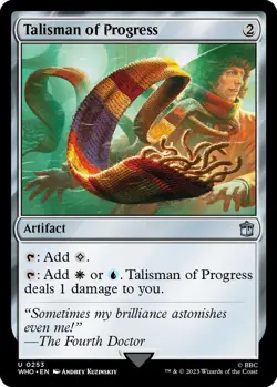 Talisman of Progress (FOIL) 253 Doctor Who Magic: The Gathering NM - Image 3