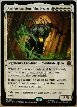 Anti‑Venom Horrifying Healer Non-Foil #1 Mythic MTG Spider‑Man SPM EN NM - Image 1